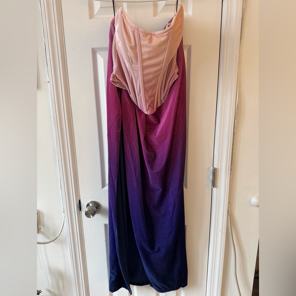 JLUXLABEL Velvet Corset and Skirt Set